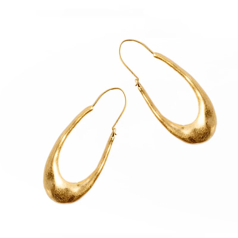 Stainless Steel Earrings Ginkgo Leaf Shape Female Earrings Unique Design Bohemian Style Banquet Wear Accessories