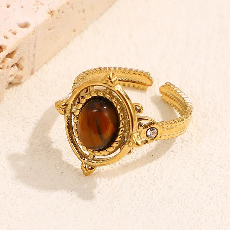 Natural Stone Rings