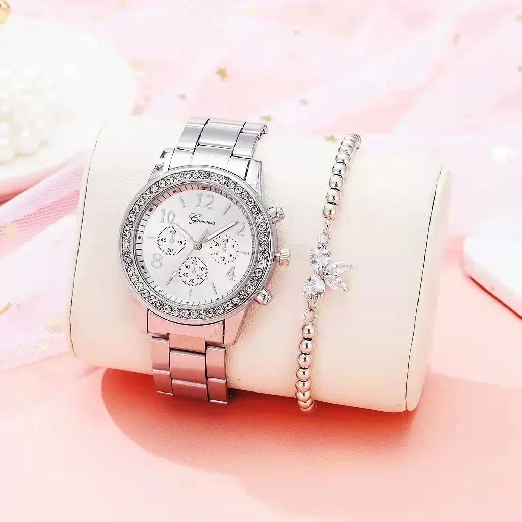 Women  Watches Geneva Classic Rhinestone Watch Women Watches Ladies Fashion Gold Watch Clock Reloj Mujer Montre Femme
