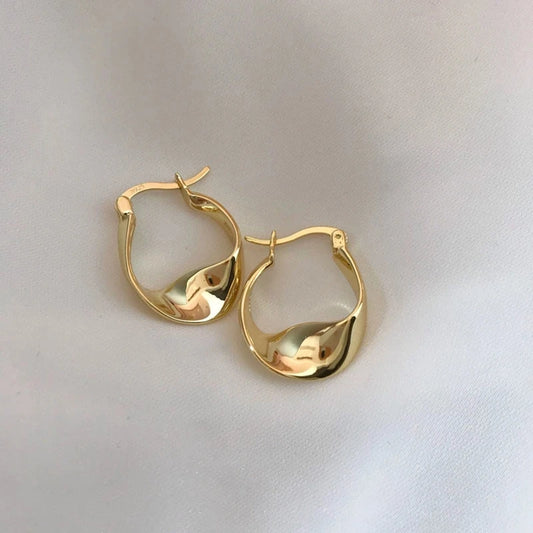 925 Silver Needle HipHop Piercing Hoop Earrings for Women Girls Punk Ear Party Wedding Jewelry Gift eh114