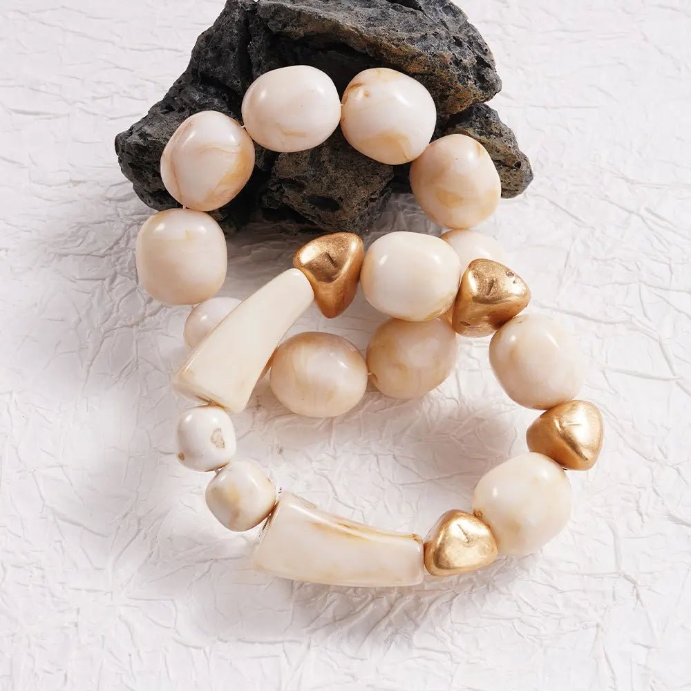 Fashionable Cylindrical Double-Layer Design Bracelet 2025 New Model Wearable Jewelry Accessory Stylish Wristwear
