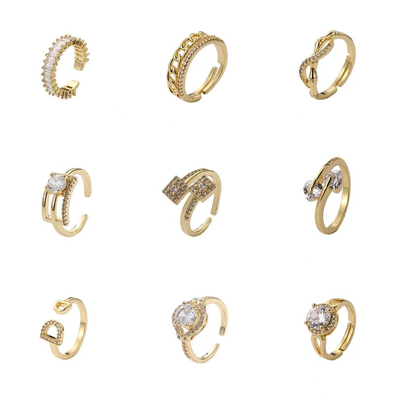 Open Adjustable Rings