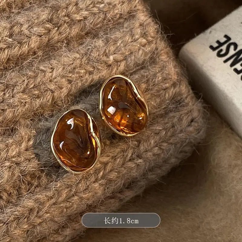 Brown Ear Clips Coffee (Clip ons)