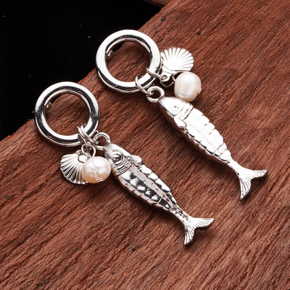 Stainless Steel Earrings Ginkgo Leaf Shape Female Earrings Unique Design Bohemian Style Banquet Wear Accessories