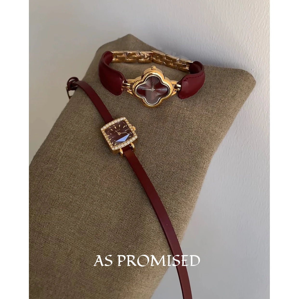 New belt women's watch flower dial fashionable light luxury bracelet, gift for girlfriend, party jewelry