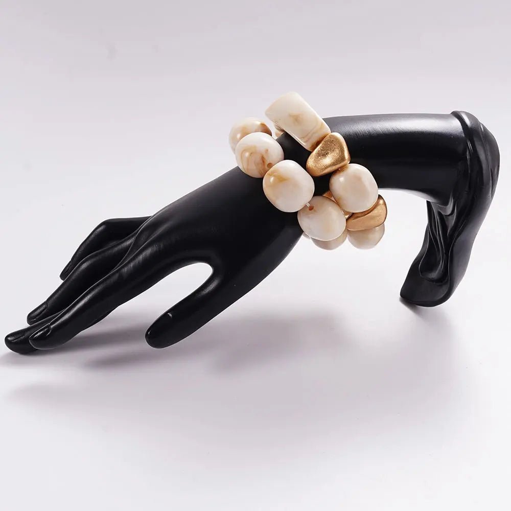 Fashionable Cylindrical Double-Layer Design Bracelet 2025 New Model Wearable Jewelry Accessory Stylish Wristwear