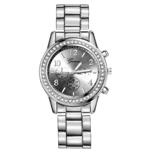 Women  Watches Geneva Classic Rhinestone Watch Women Watches Ladies Fashion Gold Watch Clock Reloj Mujer Montre Femme