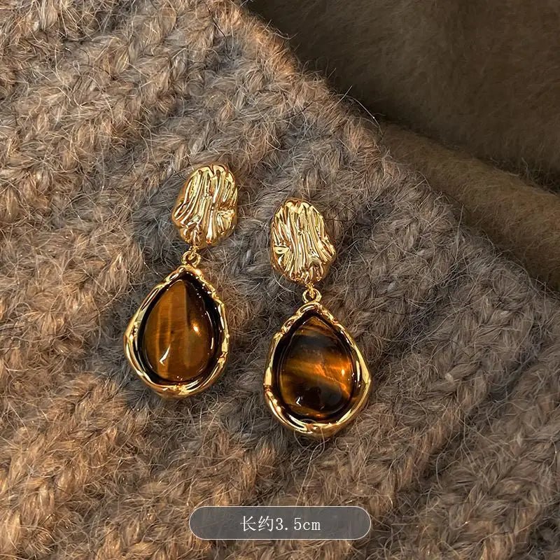 Brown Ear Clips Coffee (Clip ons)