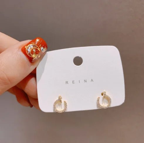 Fashion Earrings, Silver Earrings for Women 2022 Simple and Small Fashion Summer Earrings Designed By Online Celebrities