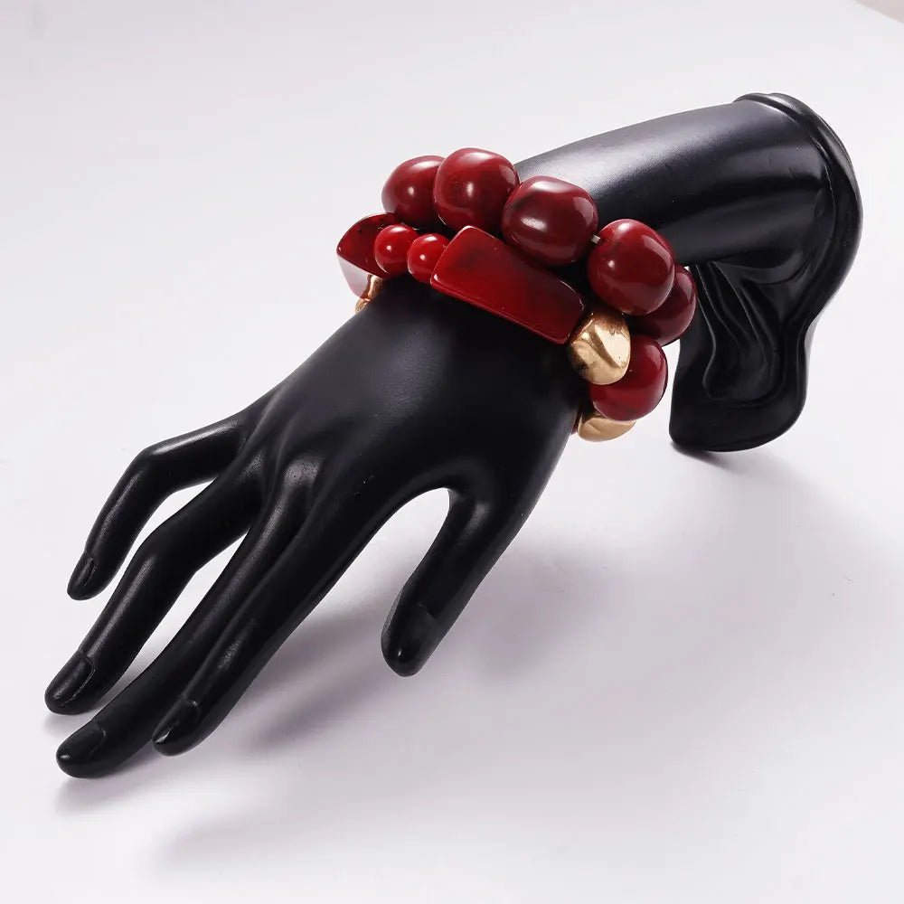 Fashionable Cylindrical Double-Layer Design Bracelet 2025 New Model Wearable Jewelry Accessory Stylish Wristwear
