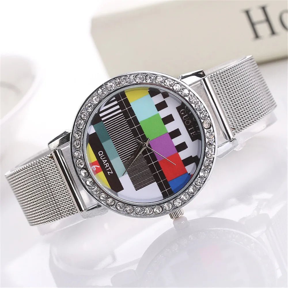 Women Quartz Watch Luxury Oval Shaped Fashion Mini Case Small Roman Numeral Dial Female Full Metal Band Watches Niche Wristwatch