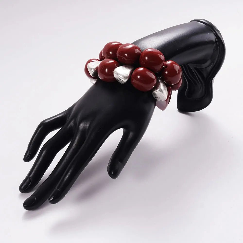 Fashionable Cylindrical Double-Layer Design Bracelet 2025 New Model Wearable Jewelry Accessory Stylish Wristwear