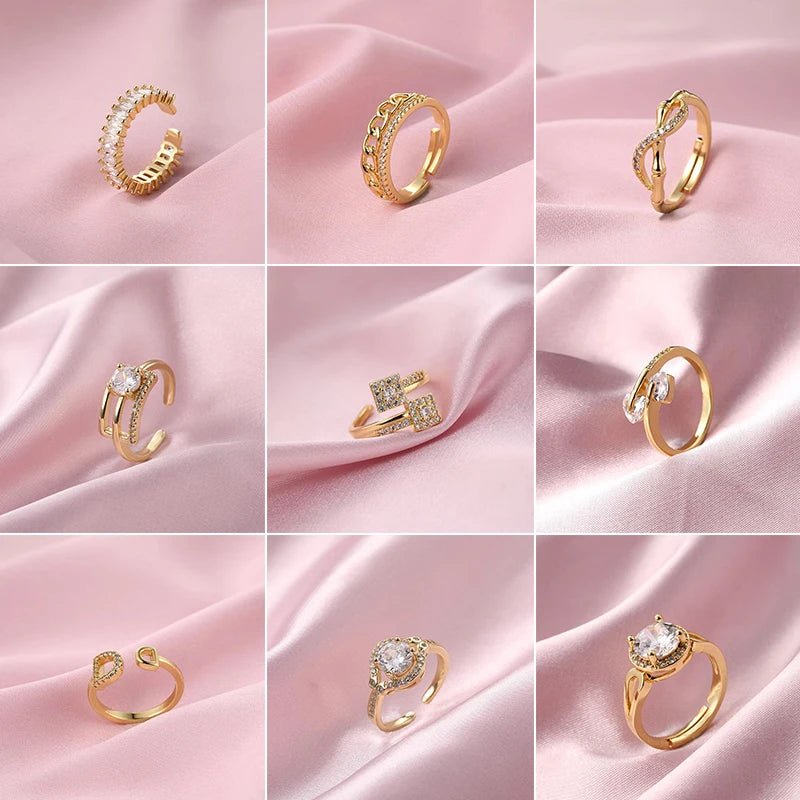 Open Adjustable Rings