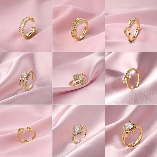 Open Adjustable Rings
