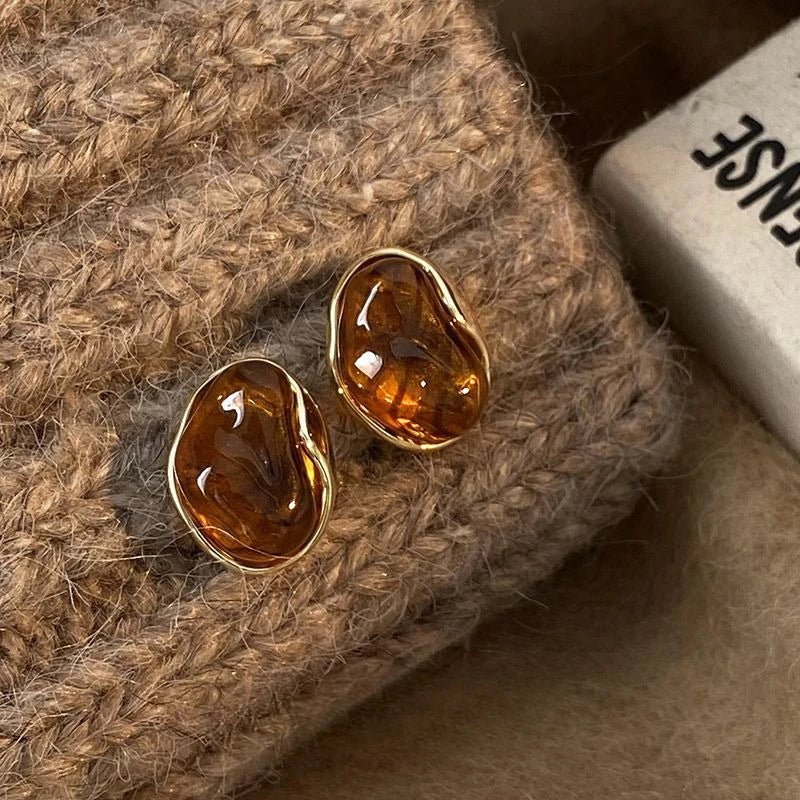 Brown Ear Clips Coffee (Clip ons)