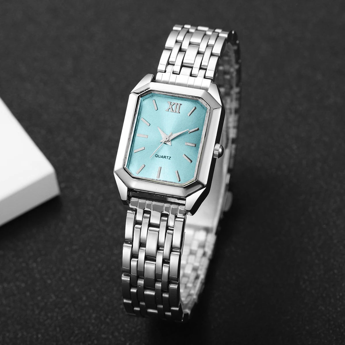 Fashion Rectangle Women Quartz Wristwatch Casual Ladies  Watches Girls Clock Reloj Mujer(Without Box)