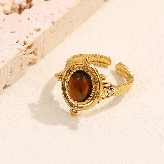 Natural Stone Rings