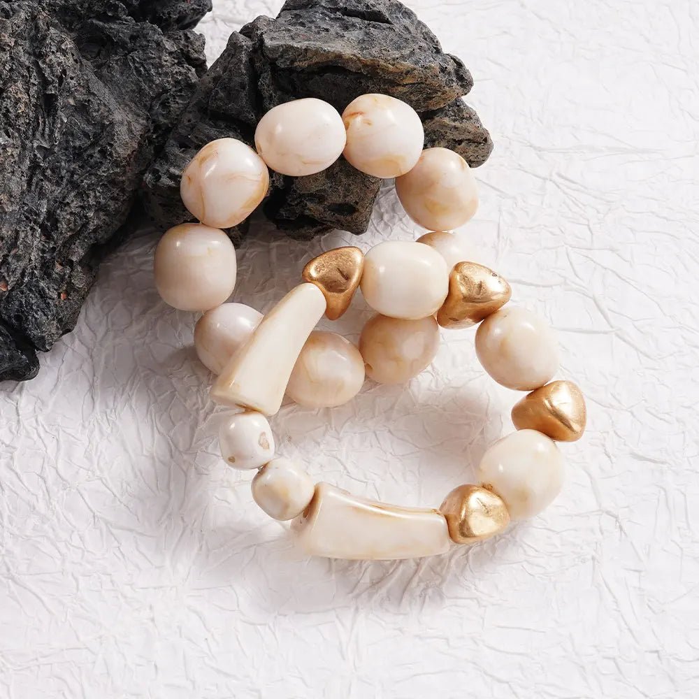 Fashionable Cylindrical Double-Layer Design Bracelet 2025 New Model Wearable Jewelry Accessory Stylish Wristwear